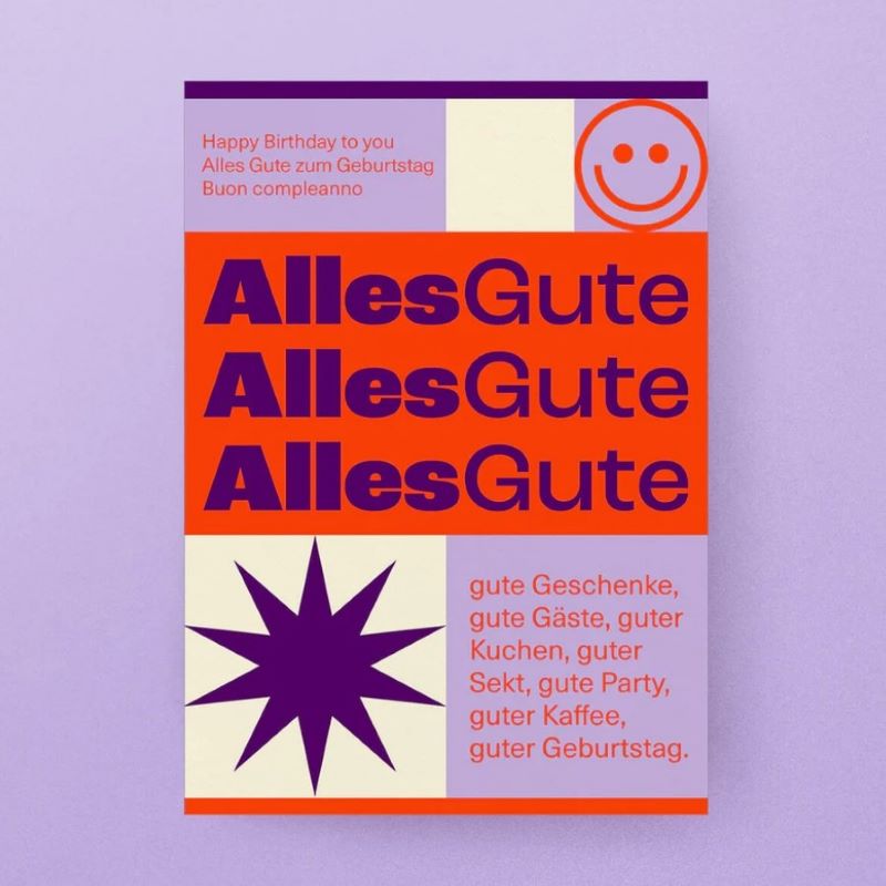 studio ciao Postkarte Din A6 'Alles Gute'