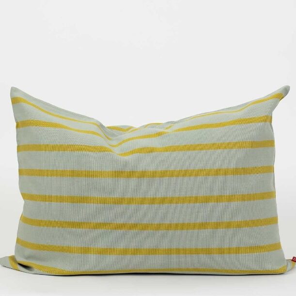 A World of Craft Kissenbezug 'JUANA' (grey/yellow) 50x70