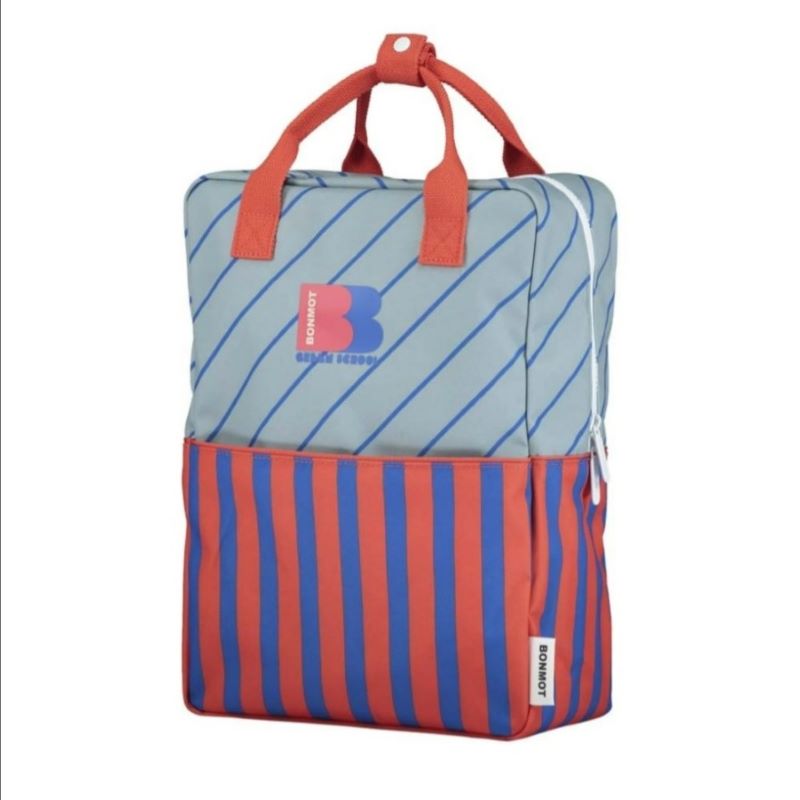Sticky Lemon x BONMOT Rucksack groß 'stripes+ stripes'