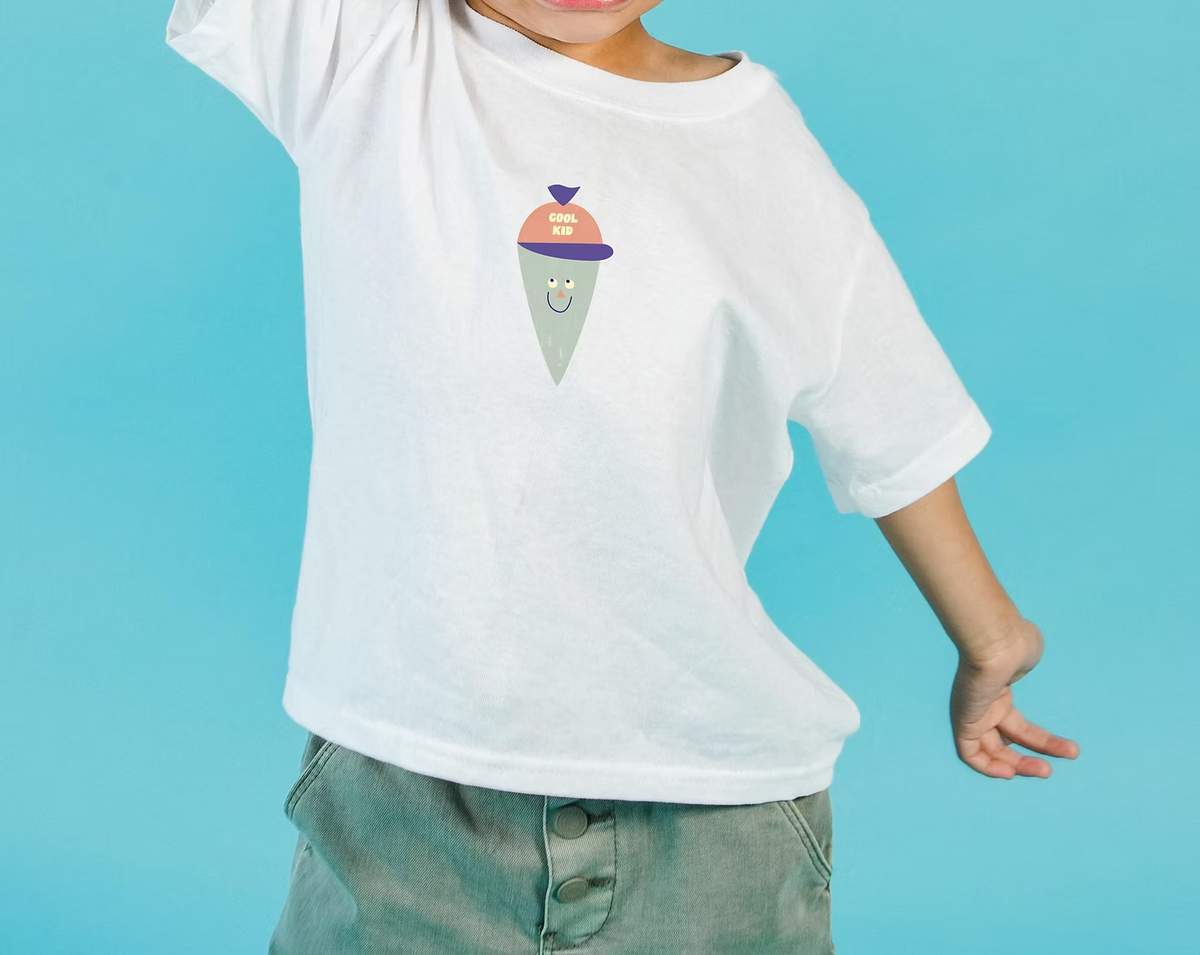 Anna Beddig -Bügelbild "Cool kid"