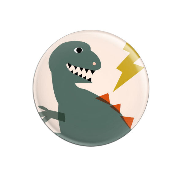 Button 'T-Rex' Life is delicious
