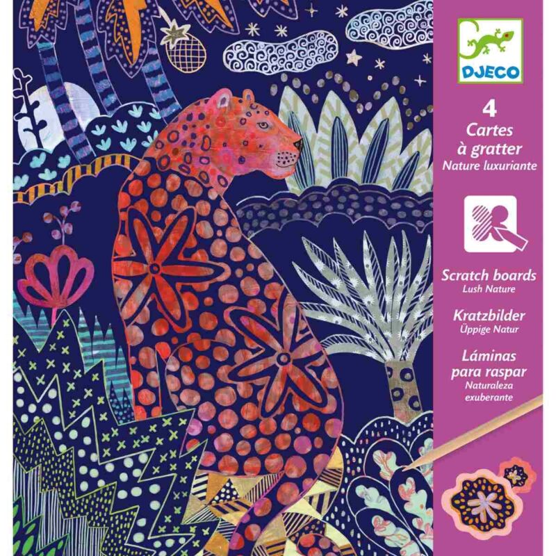 Djeco Kratzbilder 'Reicher Dschungel'