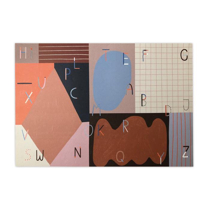 Schreibtischunterlage 'ABC'