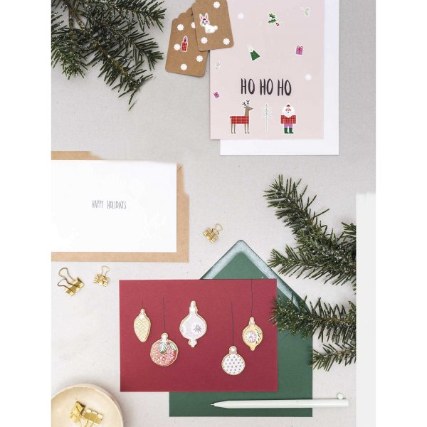 PAPER POETRY Gel-Sticker 'Weihnachtsmann'