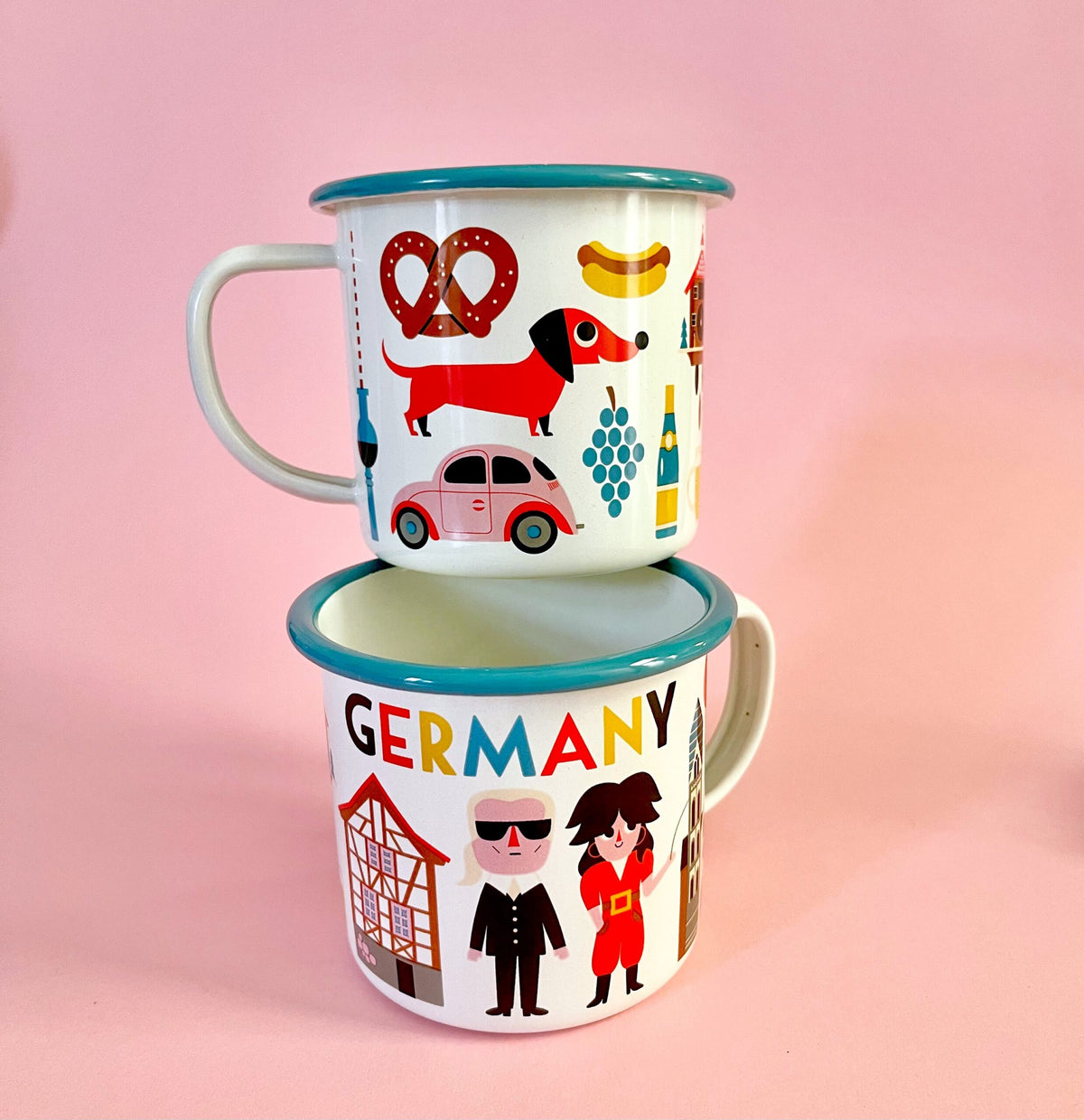 Emaille Tasse 'Germany' OMM Design