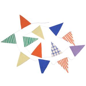 Aveva Design Bunte Girlande aus Wolle