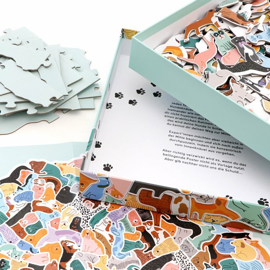 299 Hunde und eine Katze I Puzzle Laurence King Verlag
