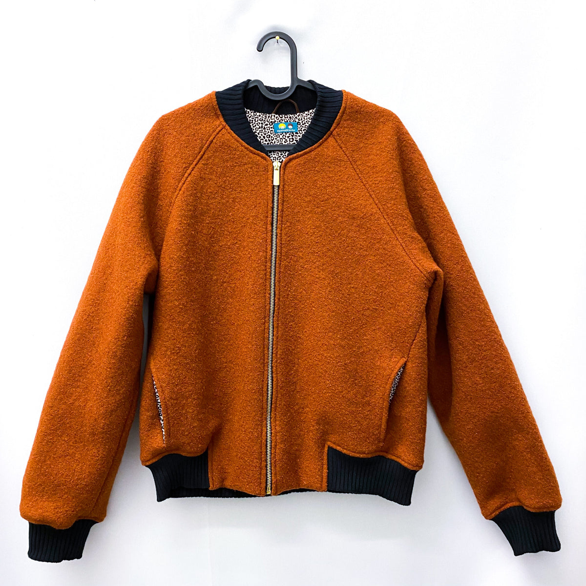 Studio du. Bomberjacke Wollwalk rost/Leo
