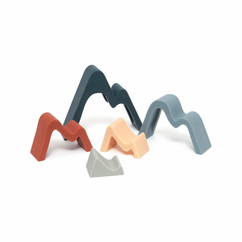 Petit Monkey Stapelspiel 'Mountain/Balsam Blue'