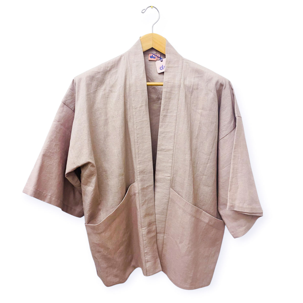 Studio du. Kimono Leinen dünn 'helles altrosa'