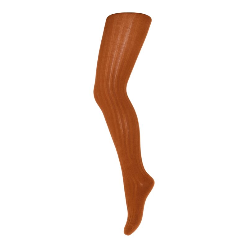 MP Denmark Cotton Rib Strumpfhose 'Rust'