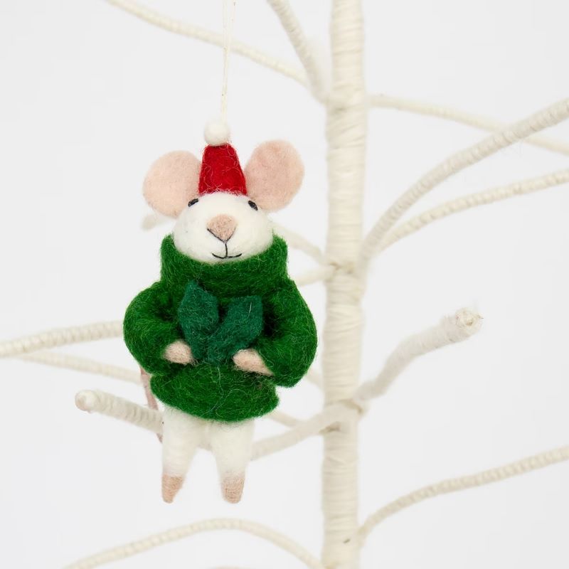 A World of Craft Weihnachtsanhänger 'Mouse Santa'