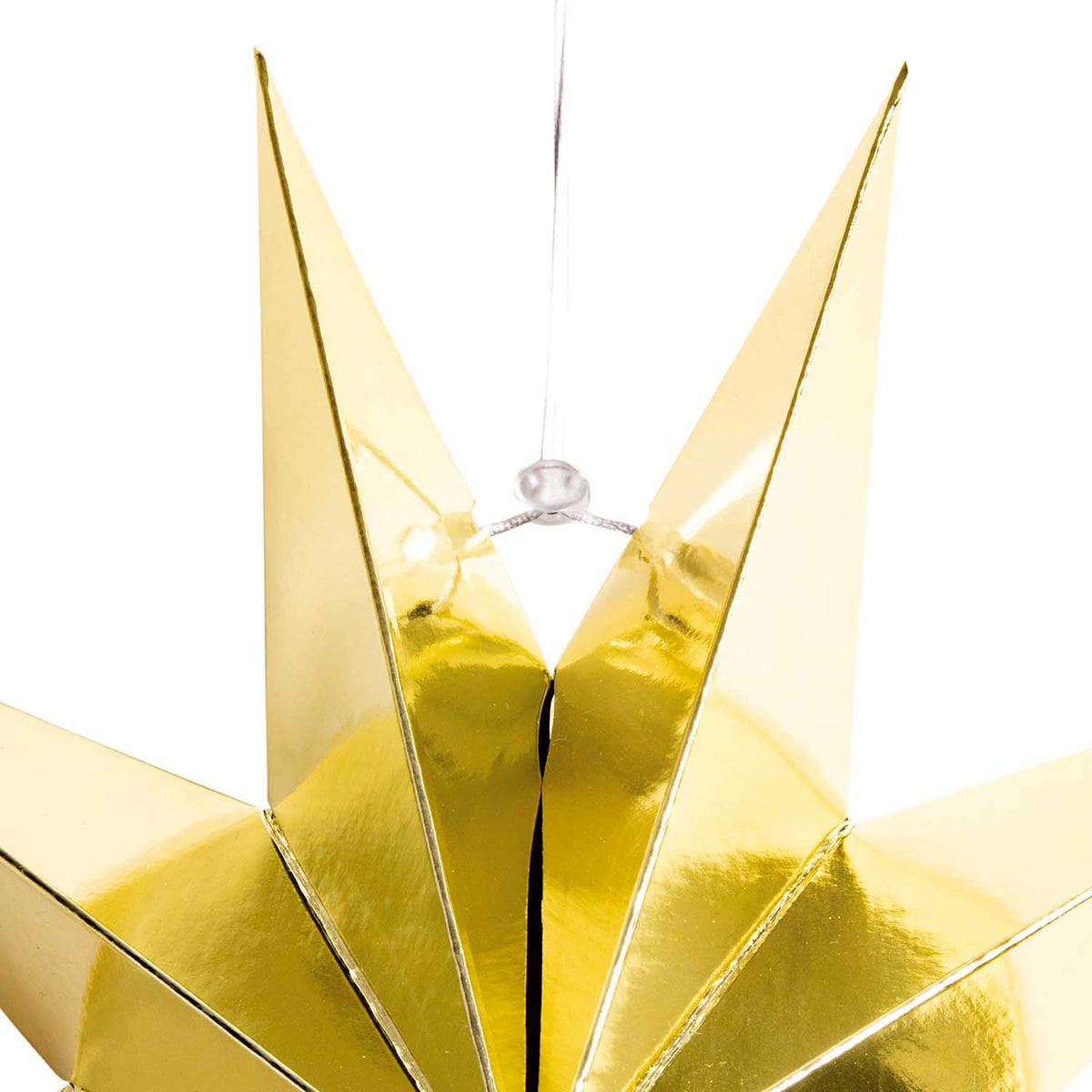 Papierstern Auffaltbar 'gold glänzend'