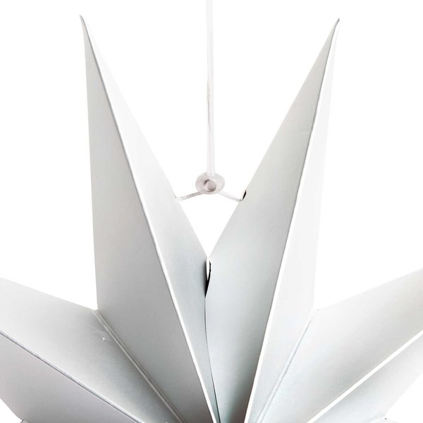 Papierstern Auffaltbar 'silber matt' Rico Design