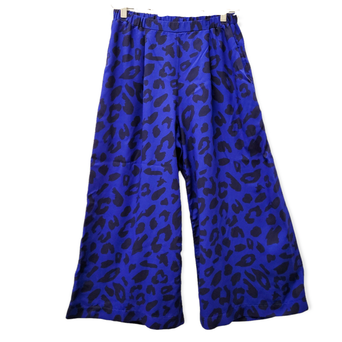 Studio du. Culotte gemusterte Viskose Damen urban-leo-knallblau