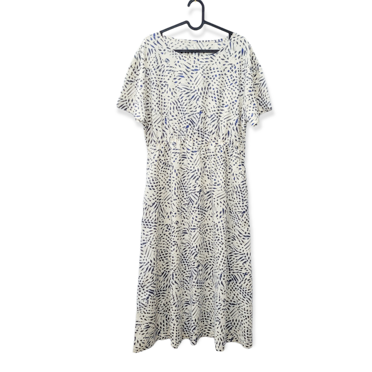 Studio du. MidiKleid aus Viskose creme blau
