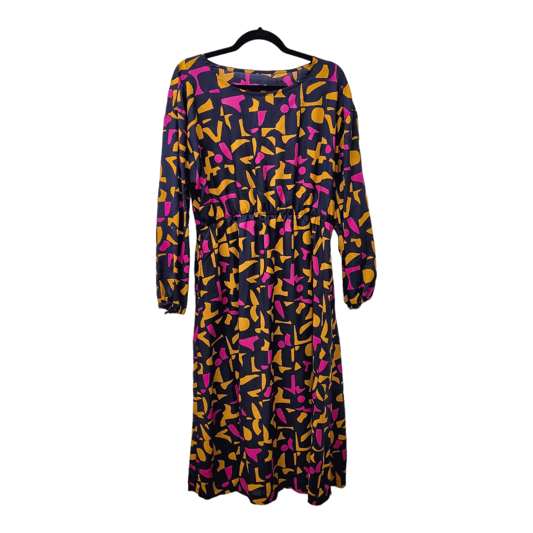 Studio du. MidiKleid langarm aus Modal 'Shadow night'