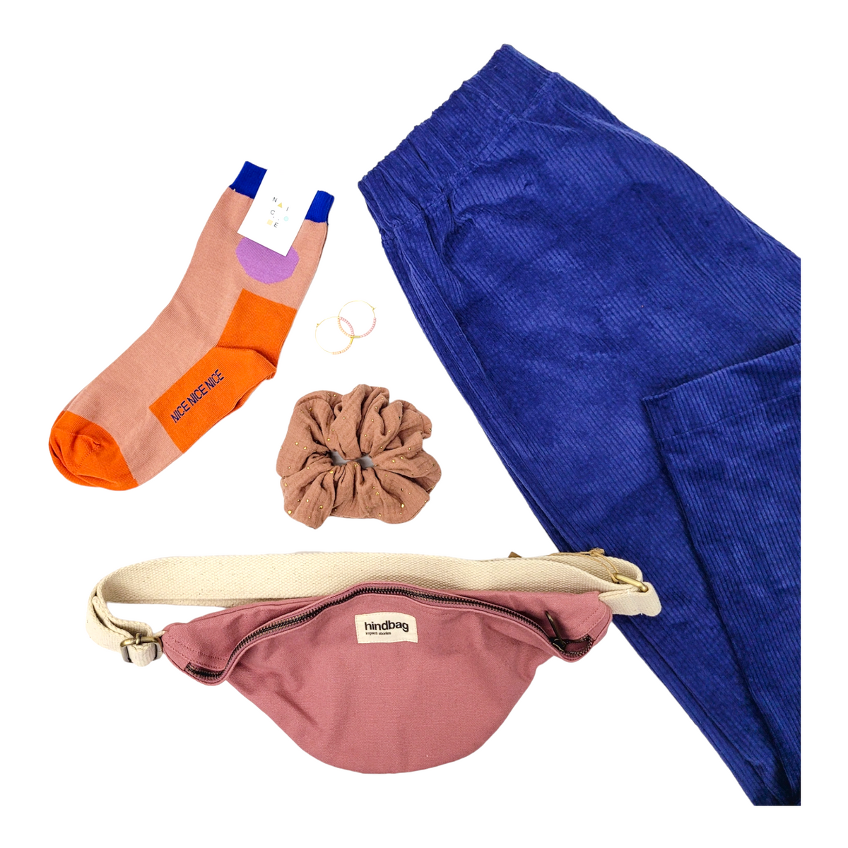 Studio du. CORDULA Cord Culotte Ladies mittelblau
