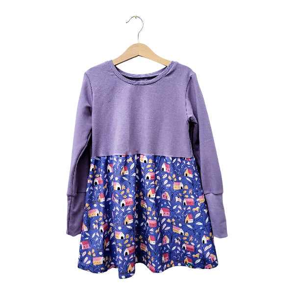 Studio du. Passenkleid "Pferd und Haus" Kinderkleid