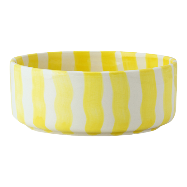 Magazin Minori Schale 'Stripes - spiaggia yellow'