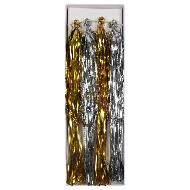 Quastengirlande 'Silber & Gold' MeriMeri