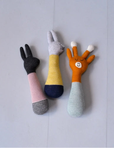 Sophie Home - Baby Rassel 'pink Rabbit'