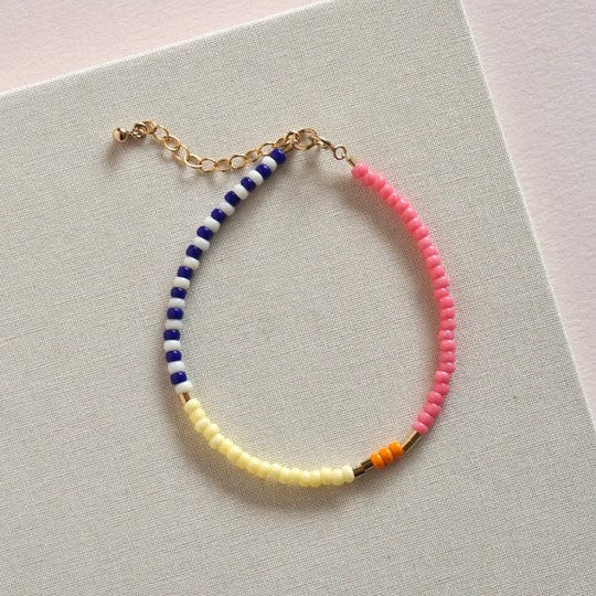 SanSan Perlenarmband LENTE 'pink - citrus - sailor stripes'