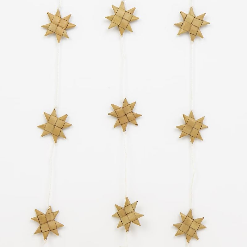 A World of Craft Girlande 'Stars on a string' (natur)