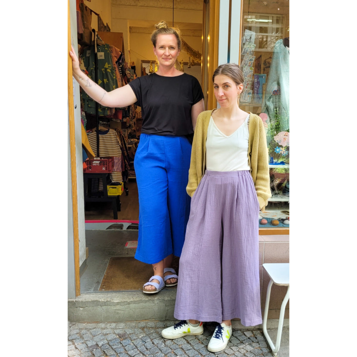 Studio du. Culotte für Ladies Viskose-Leinen 'Beere'