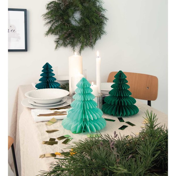 Wabenpapier Tannenbaum 'grün'