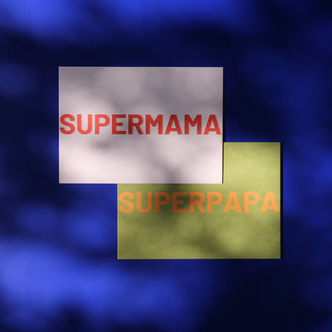 Postkarte - SUPERMAMA von HerrundFrauHempel