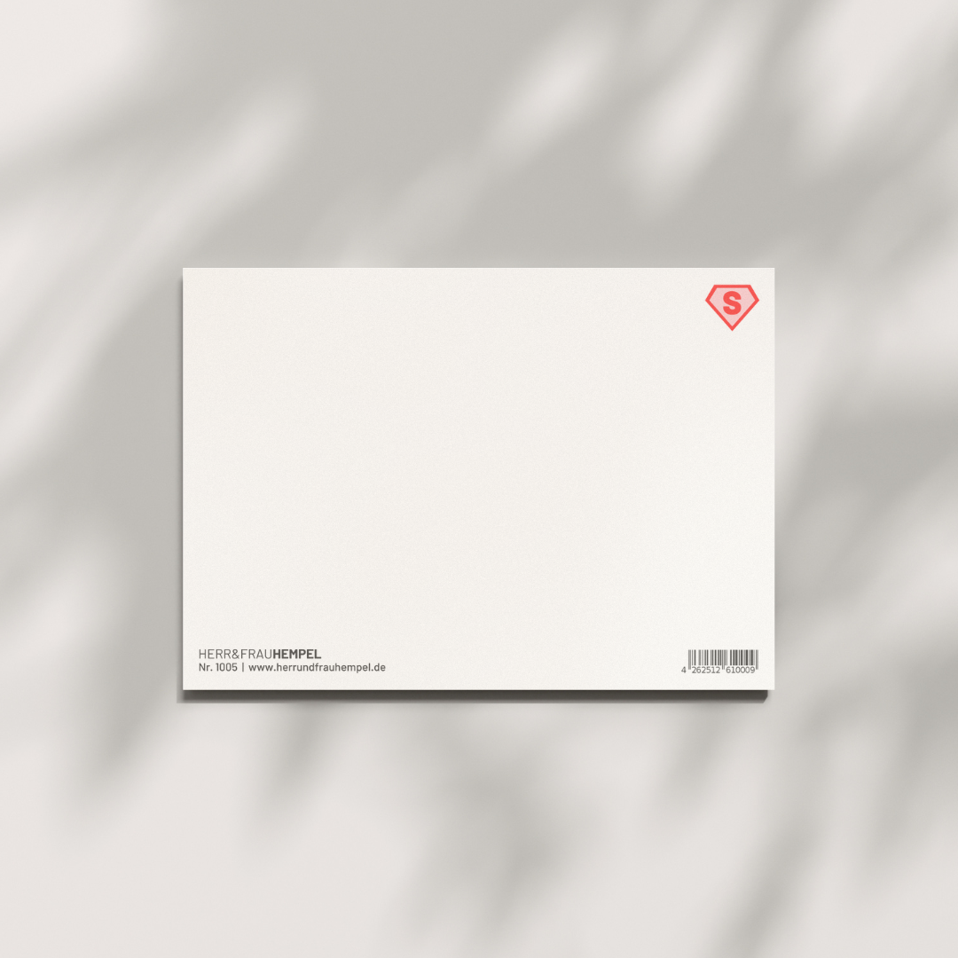 Postkarte - SUPERMAMA von HerrundFrauHempel
