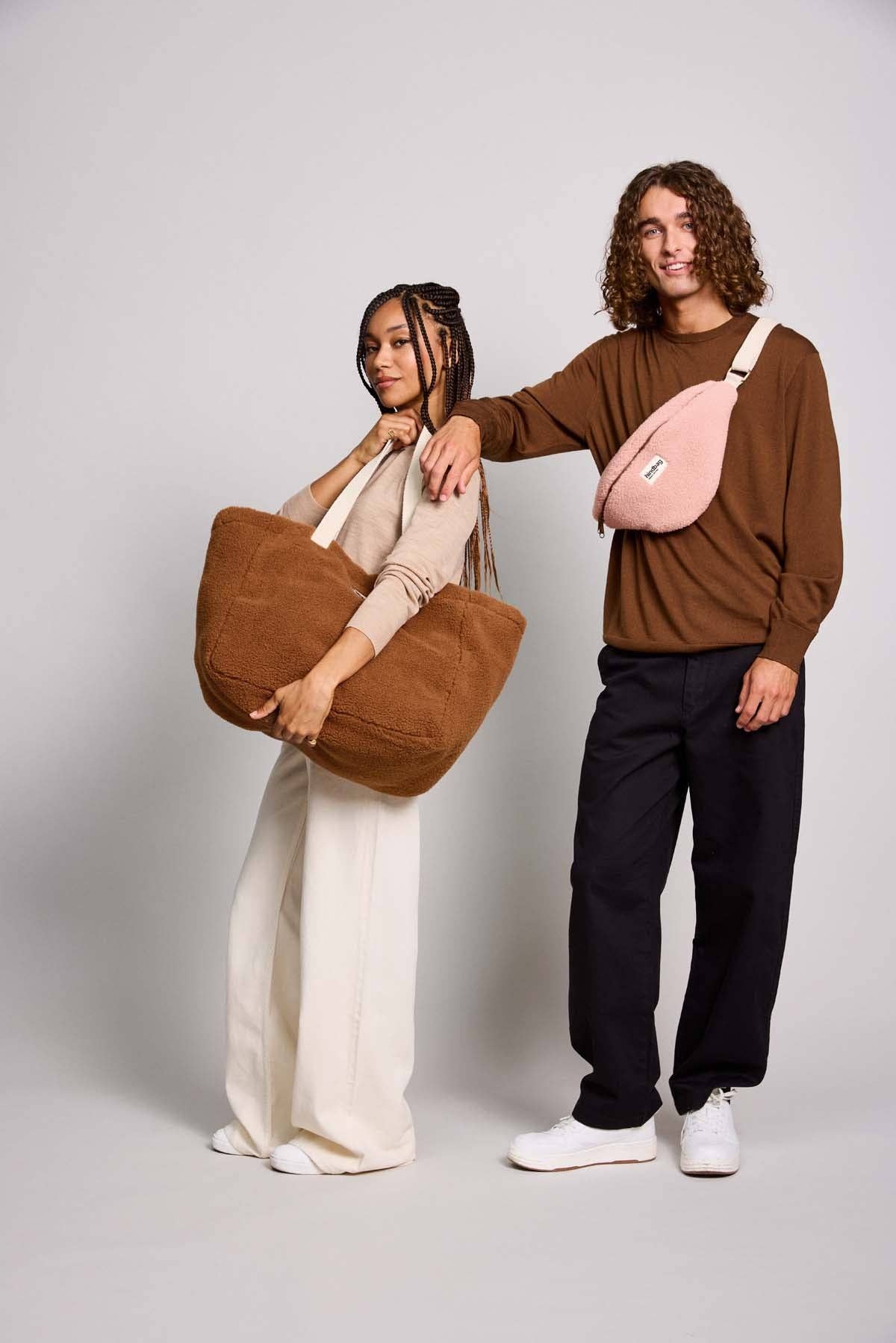 Hindbag Bauchtasche "Sasha" Teddy Puderrosa