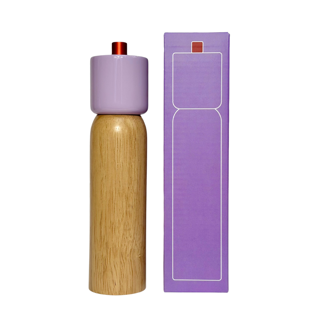 MÆGEN Salz/ Pfeffermühle, lila und rot