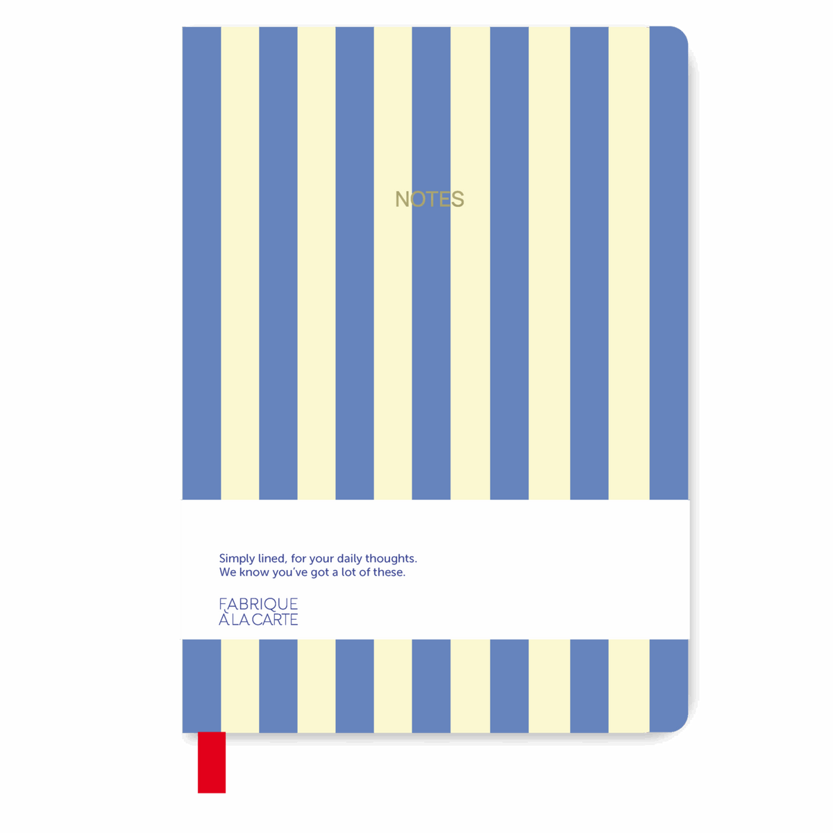 A-Journal Fabrique Notizbuch Streifen Lavendel