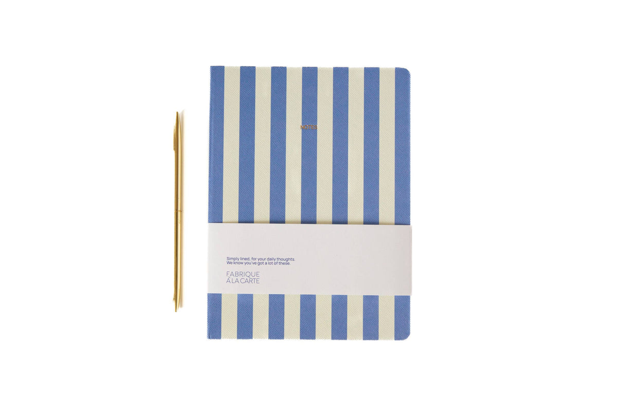 A-Journal Fabrique Notizbuch Streifen Lavendel