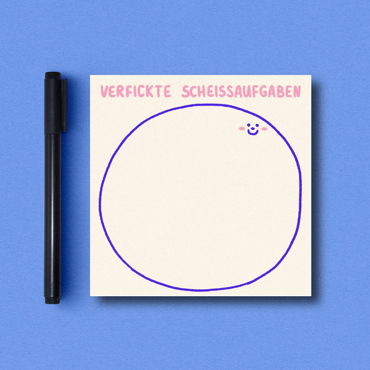 Jenne Grassmann Notizblock "verfickte Scheißaufgaben"