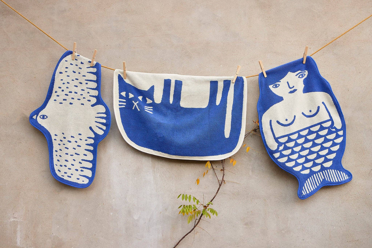 Donna Wilson - Badematte "Faule Katze "