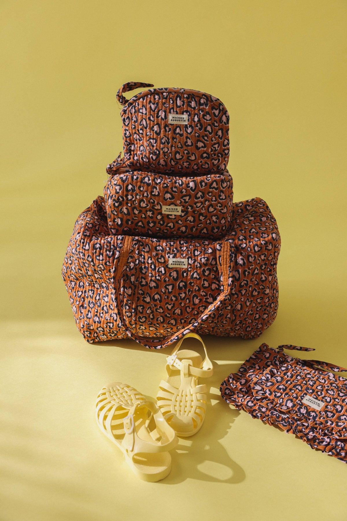 Maison Augustin - Leo Camel Wochenendtasche