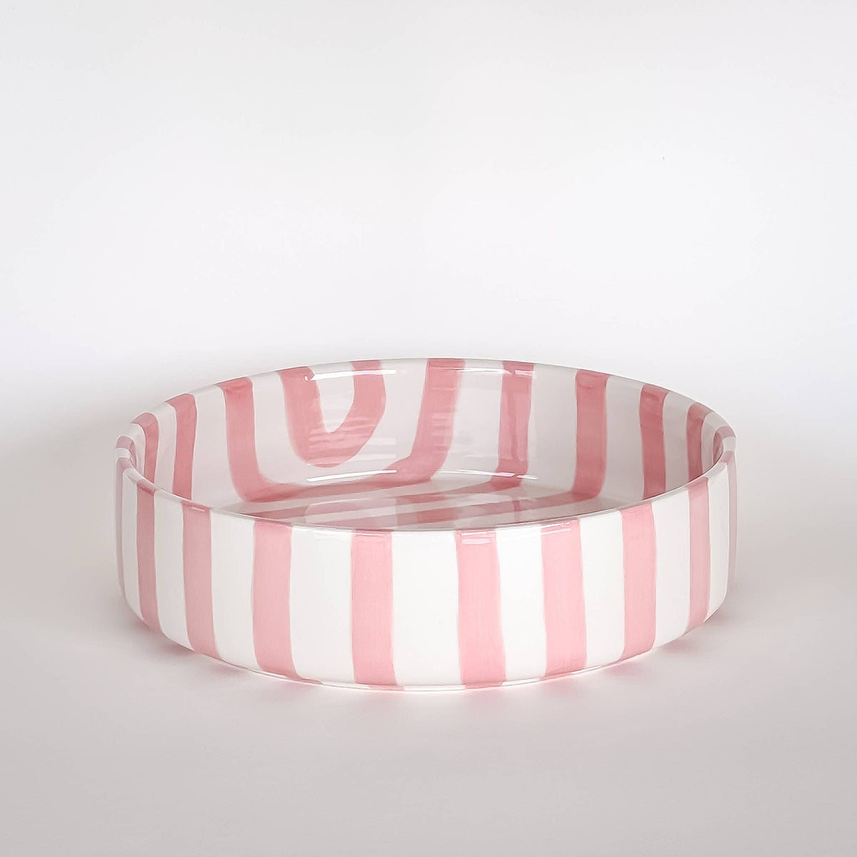 Magazin Minori Schale gross Stripes - incanto rose