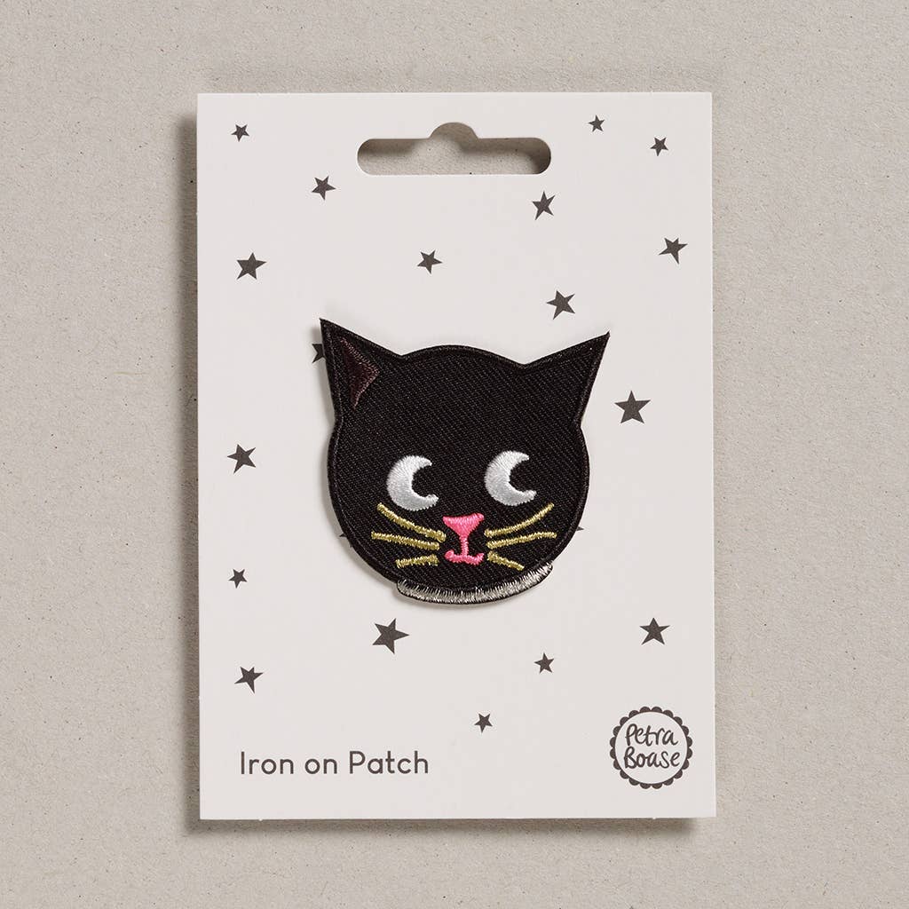 Aufbügel Patch Katze Petra Boase