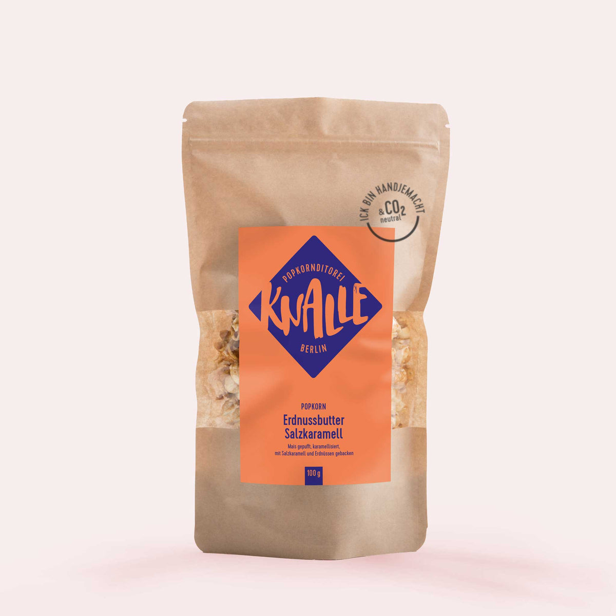 KNALLE Popcorn Erdnussbutter Salzkaramell Popcorn