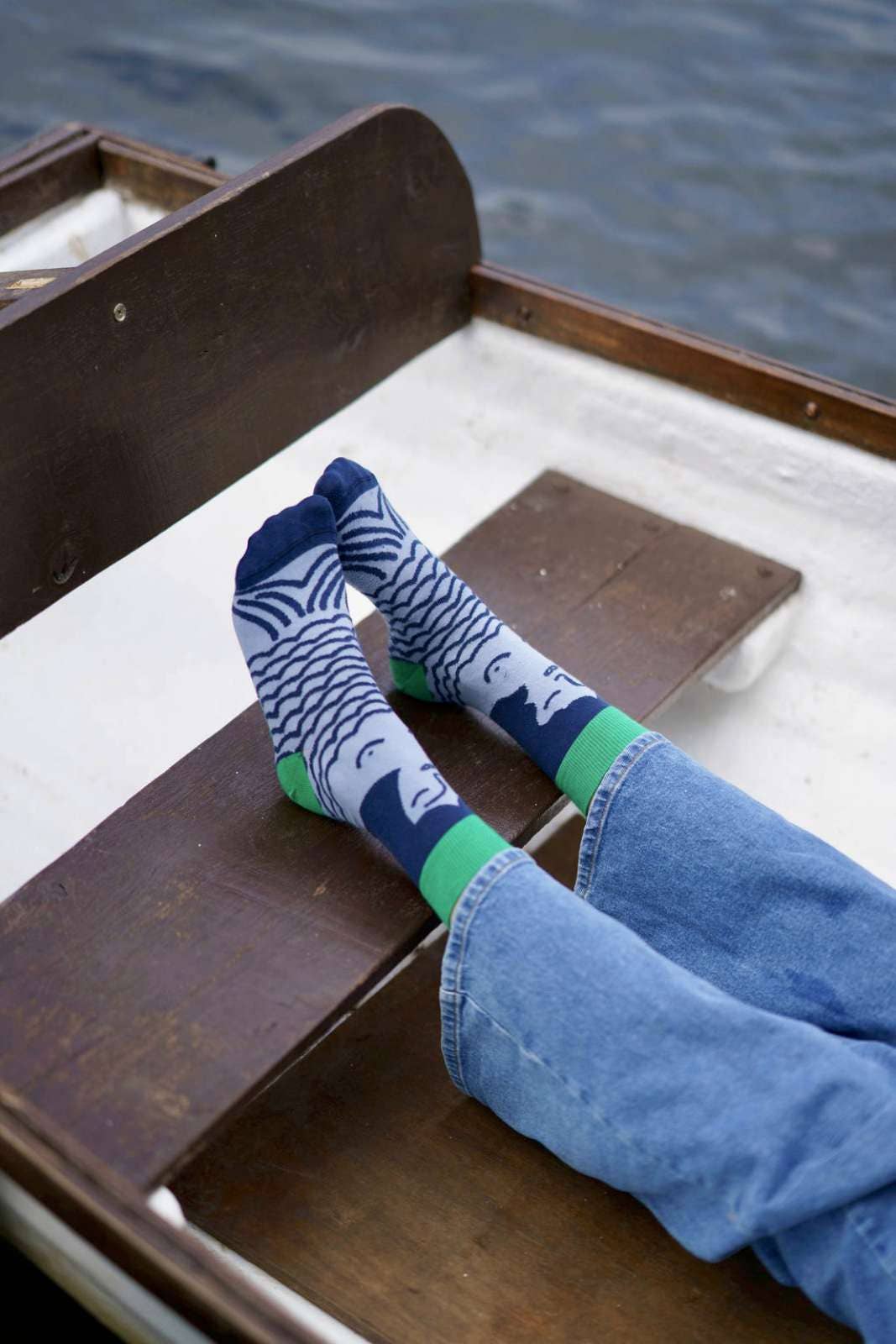 Donna Wilson Socken mit Meerjungfrauen-Motiv