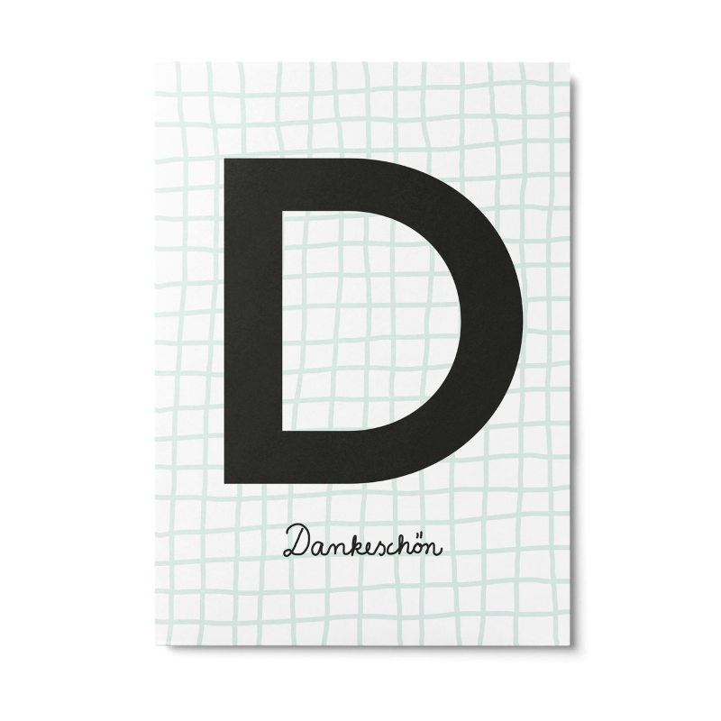 Unter Pinien Postkarte 'Dankeschön Waffel'
