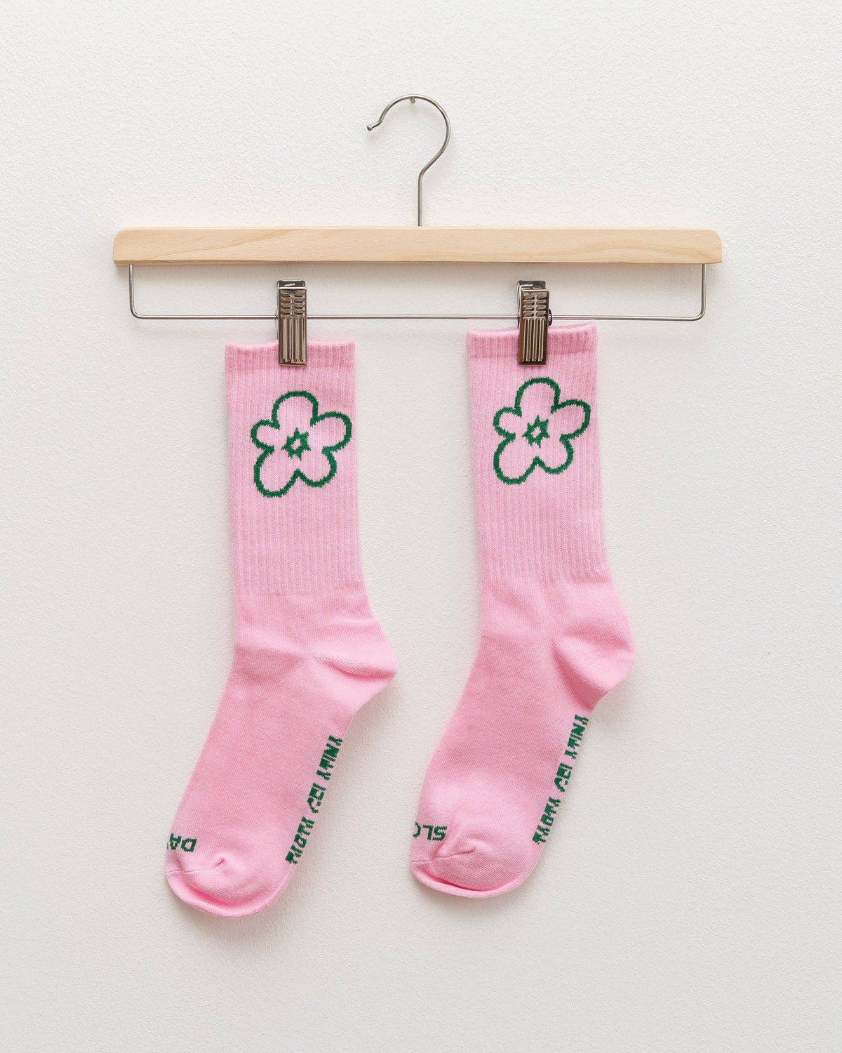 Tarta Gelatina "Slow Days" Socken rosa grün