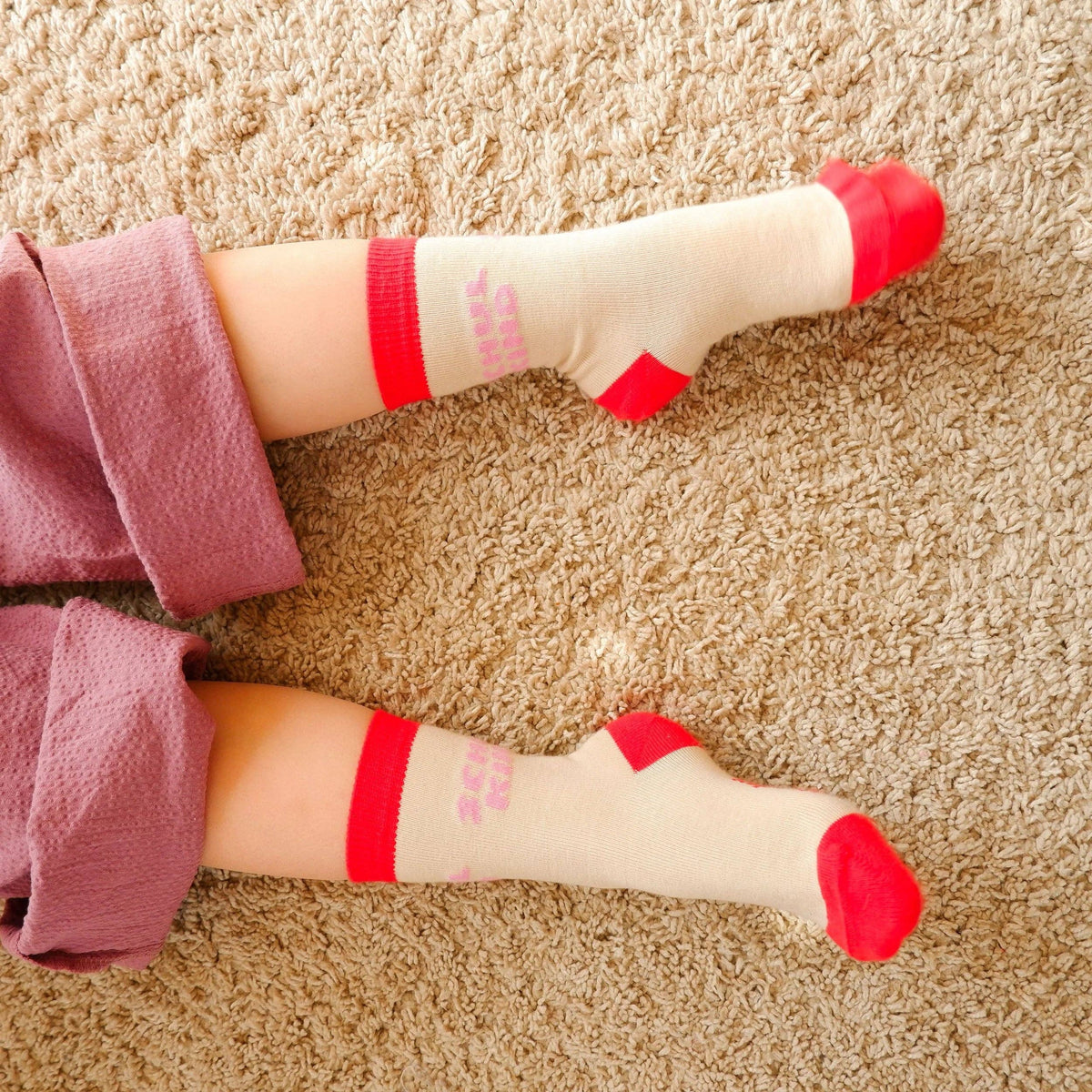 tinyday Schulkind Socken | rosa