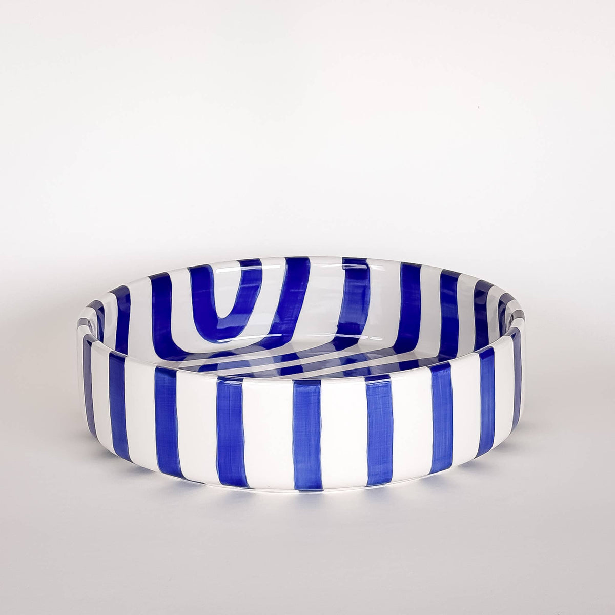 Magazin Minori Schale gross Stripes "mare blue"