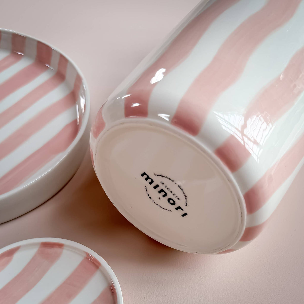Magazin Minori Vase Stripes - incanto rose