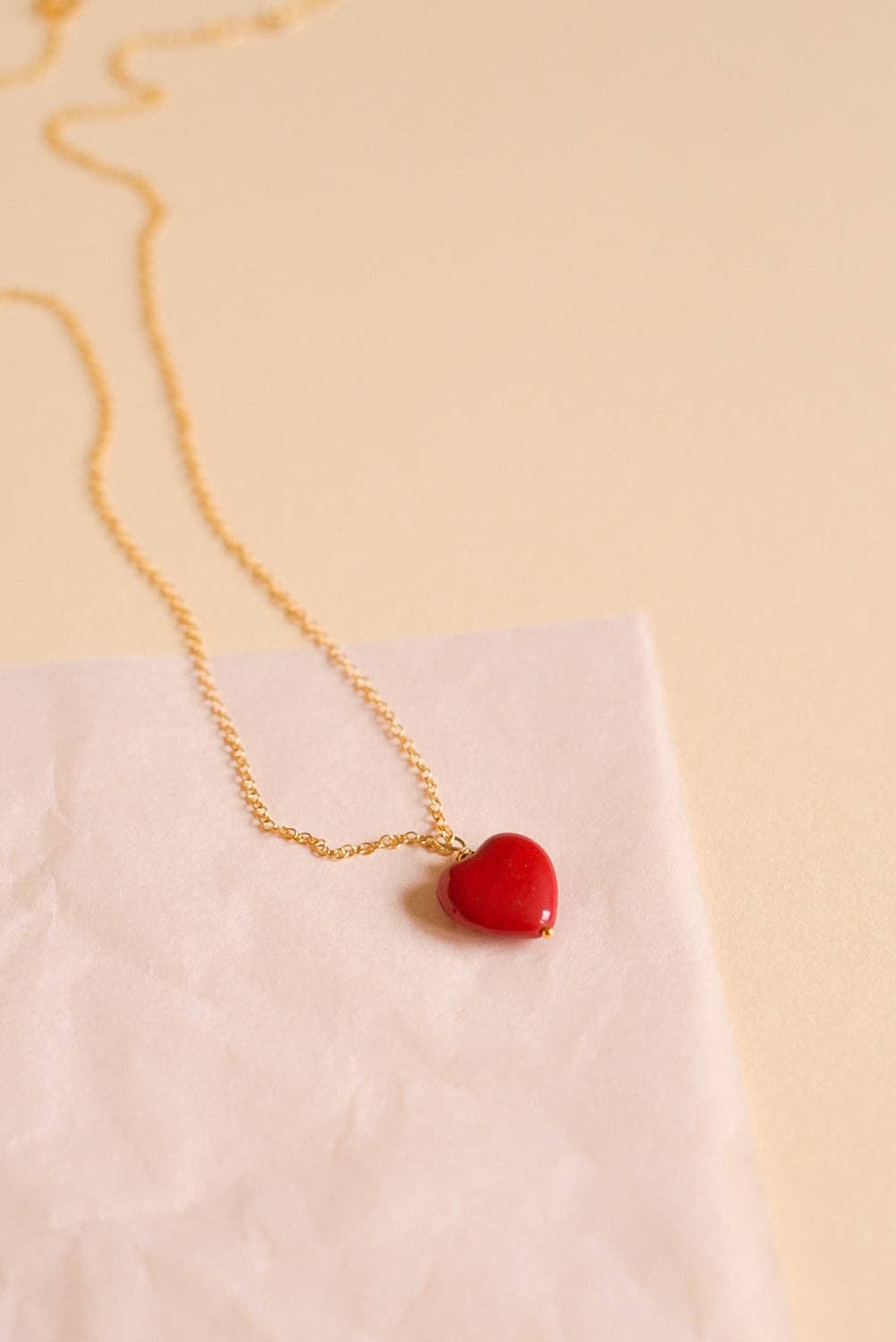 San San "Mon coeur" - Kette mit Herzanhänger