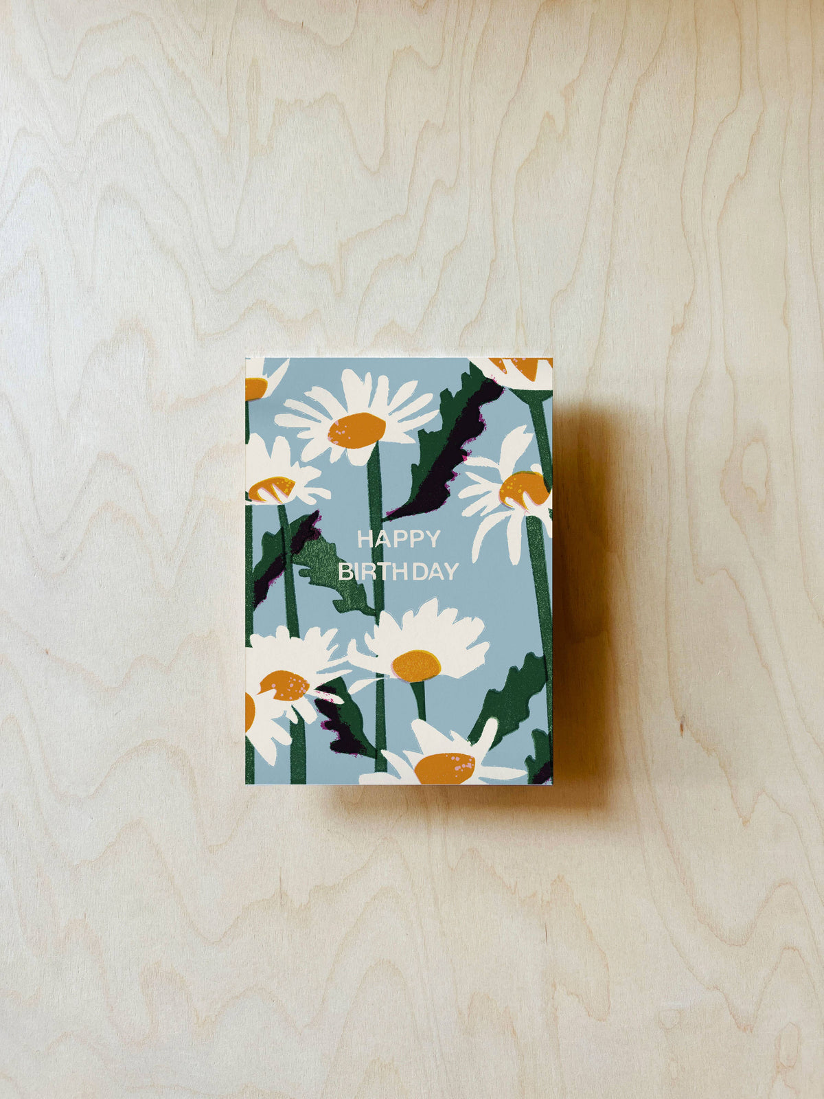 Geburtstags-Blumen-Postkarte DIN A6 jungwiealt
